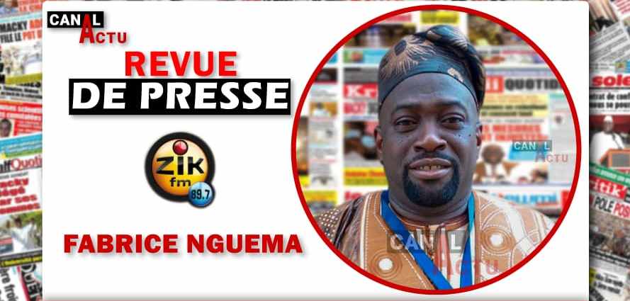 Revue de presse Zik Fm avec Fabrice Nguema.