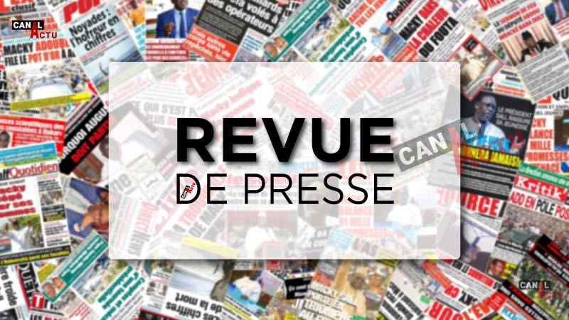 La revue de presse des parutions aux Sénégal
