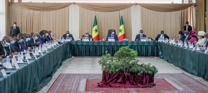 Conseil des ministres sénégal.