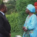 Mimi touré et Macky Sall au palais