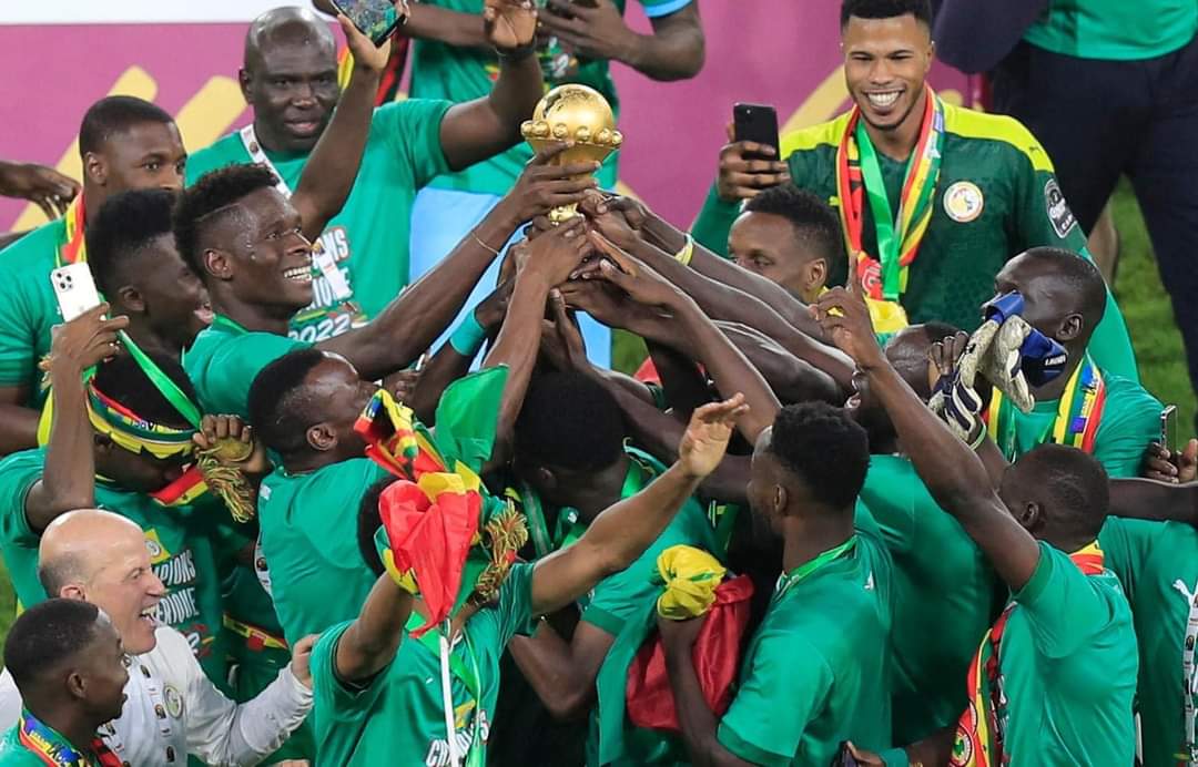 les lions de la teranga équipe nationale du Sénégal.